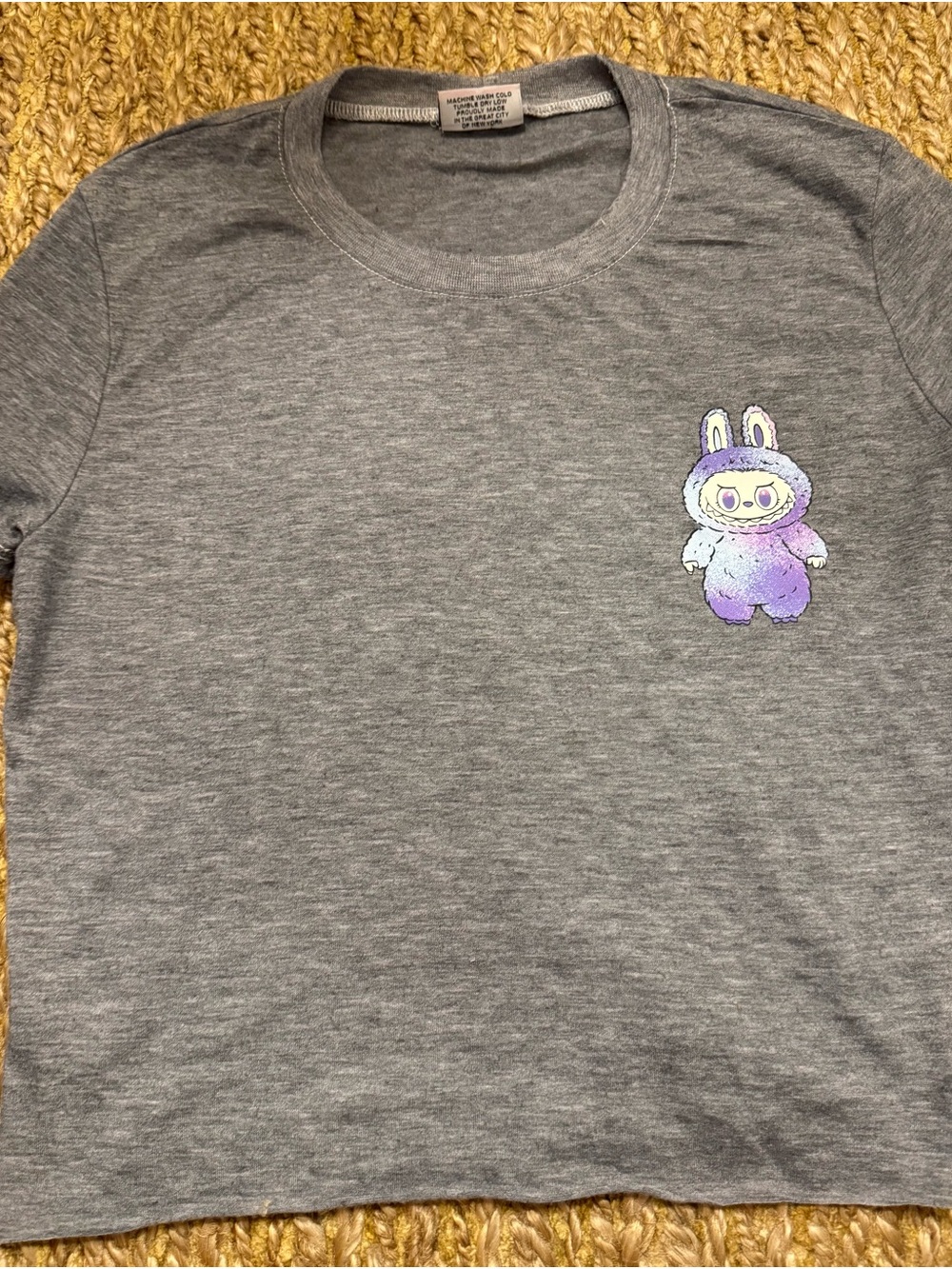 Labubu by Firehouse Girl’s Gray T-Shirt Size Large